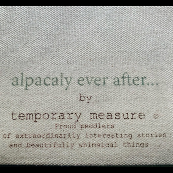 Alpacaly ever after…pouch, wood ruler keychain & eucalan - Picture 6 of 9